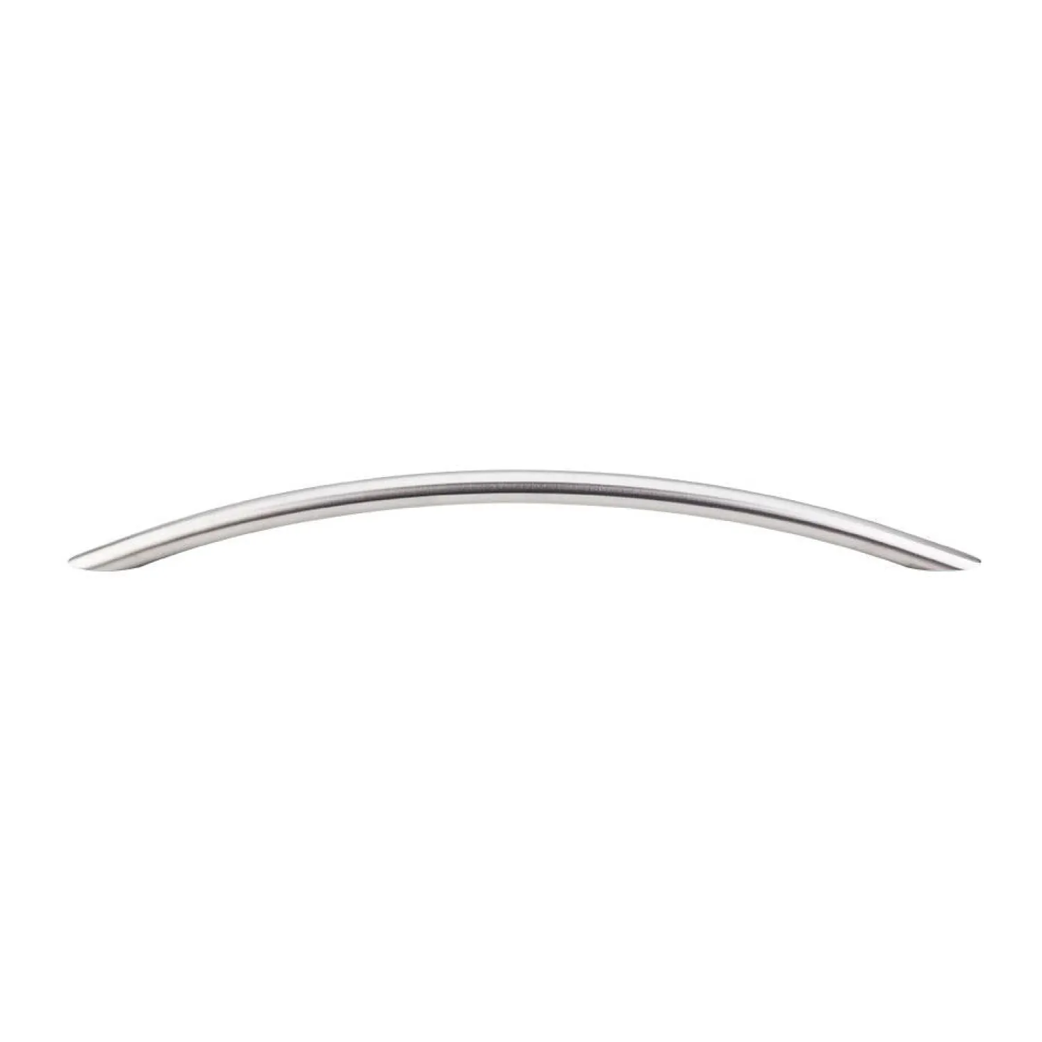 Clearance Solid Bowed Bar Pull in Brushed Stainless Steel Top Knobs|Pulls