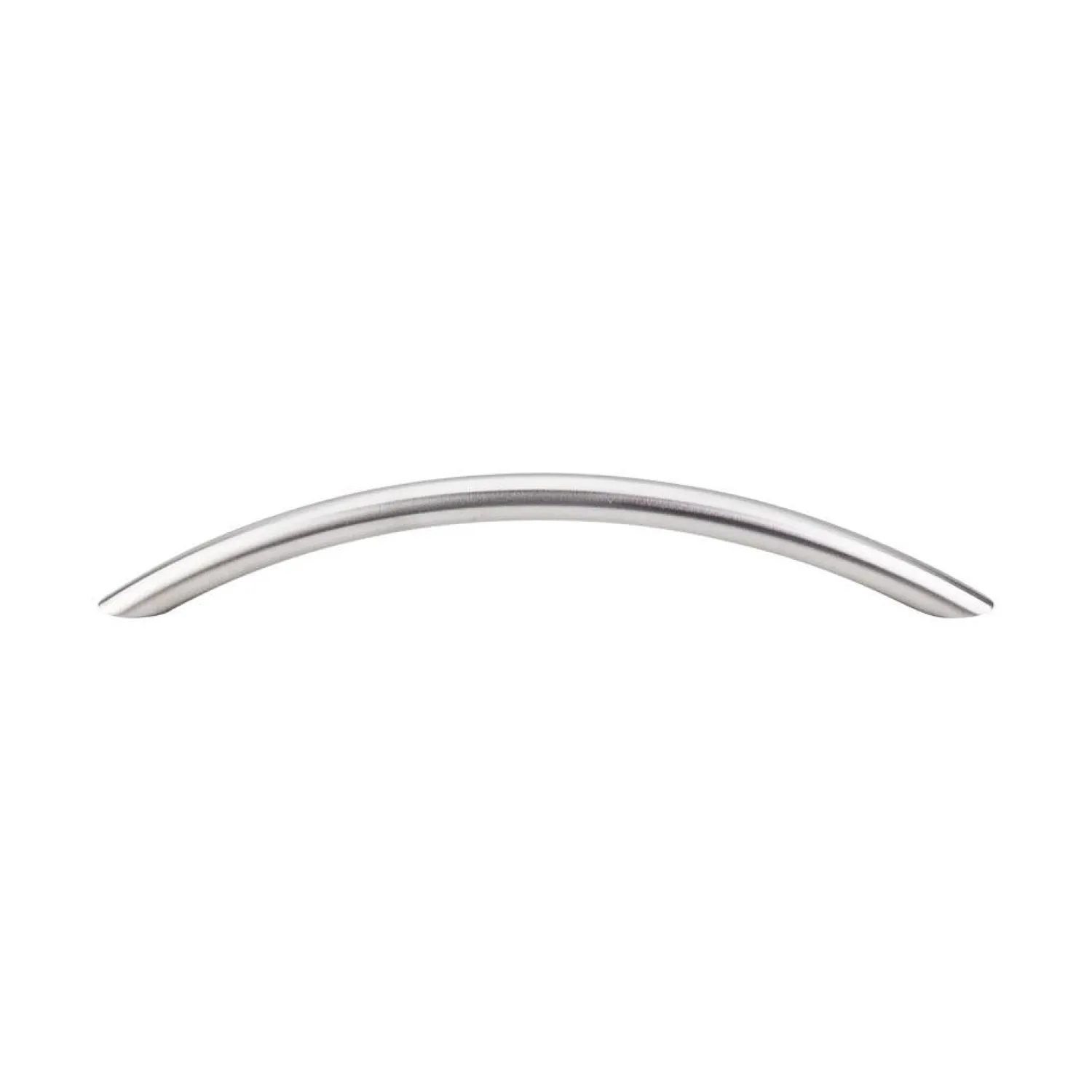 Clearance Solid Bowed Bar Pull in Brushed Stainless Steel Top Knobs|Pulls