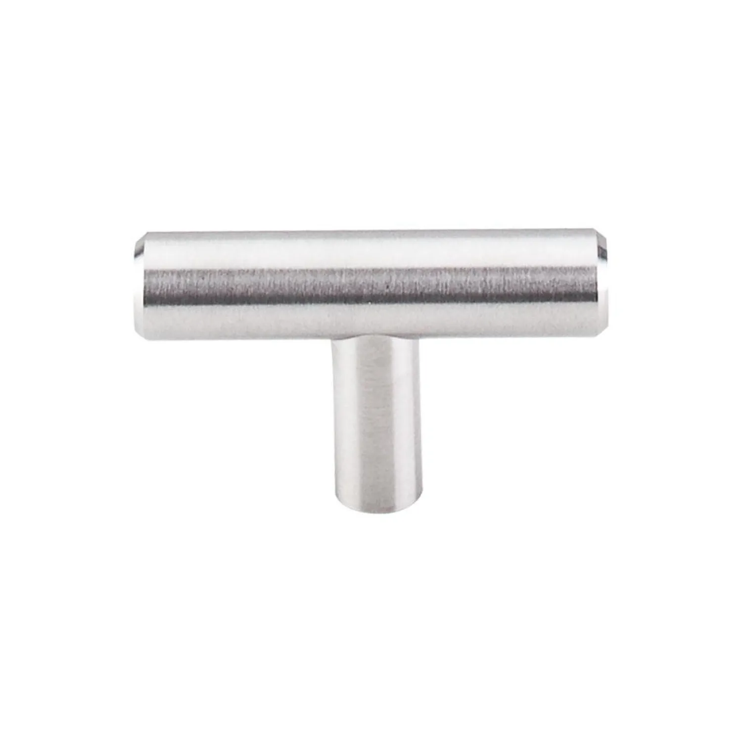 New Solid T-Handle in Brushed Stainless Steel Top Knobs|Knobs