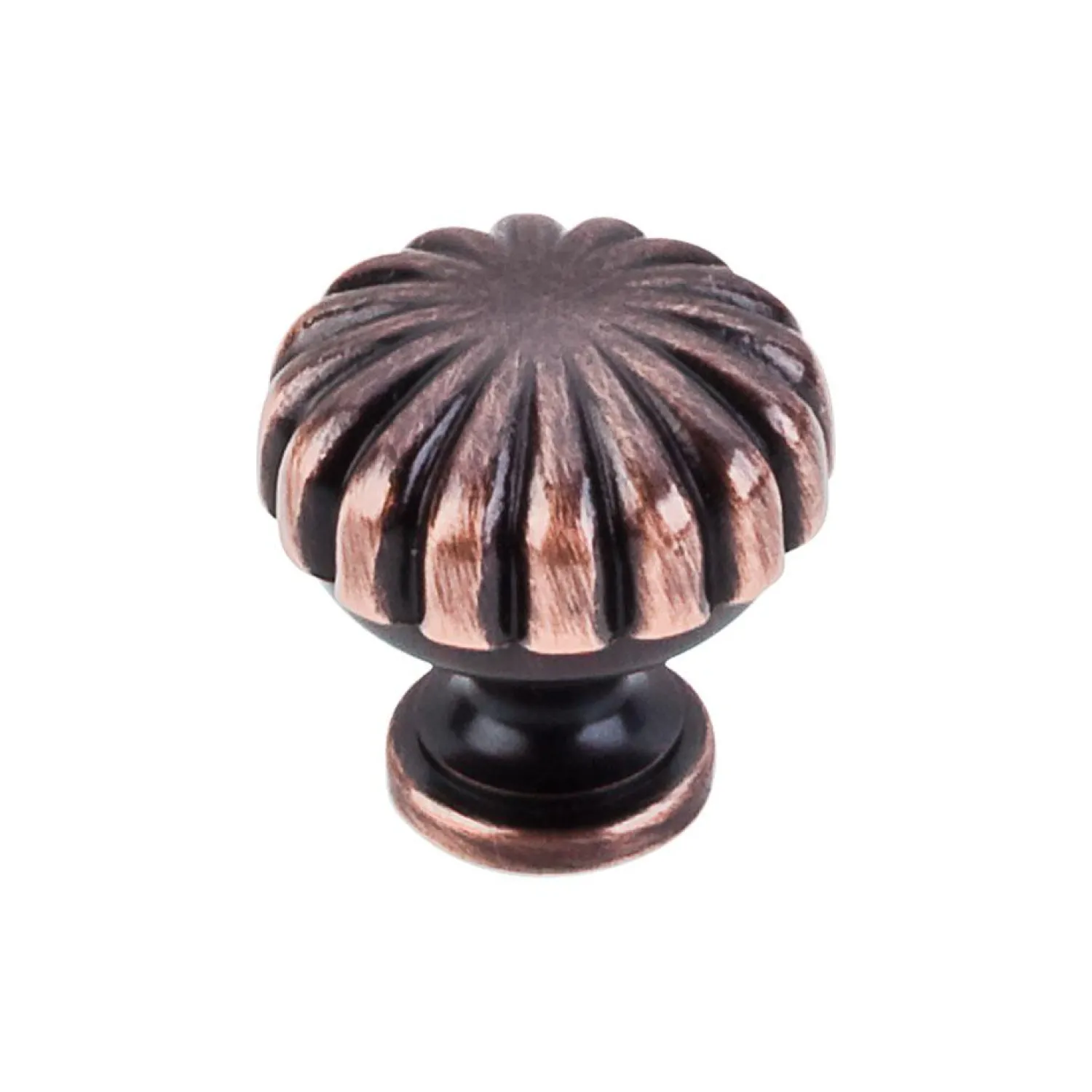 Clearance Somerset II Melon Knob Brass & Gold|Knobs