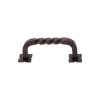 Outlet Square Twist D Pull with Backplates Top Knobs|Pulls