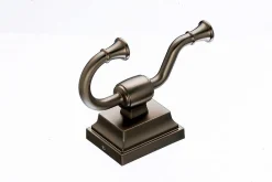 Clearance Topknobs STK2BB Double Hook in Brushed Bronze Top Knobs|Robe Hooks