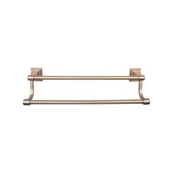 New Stratton Double Bath Towel Bar Top Knobs|Towel Bars