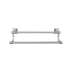 New Stratton Double Bath Towel Bar Top Knobs|Towel Bars