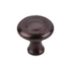Hot Swirl Cut Knob in Oil Rubbed Bronze Top Knobs|Knobs