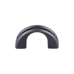 Clearance Tango U Finger Pull Top Knobs|Brushed Nickel Hardware