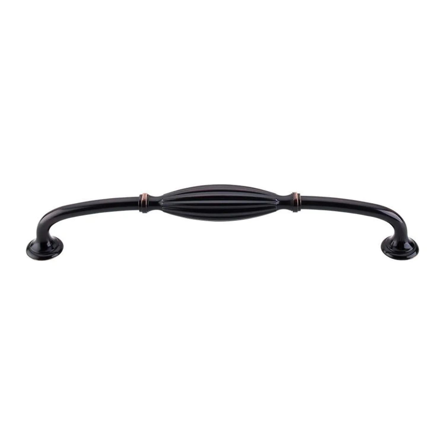 5.75" Tuscany D-Pull Top Knobs|Brushed Nickel Hardware