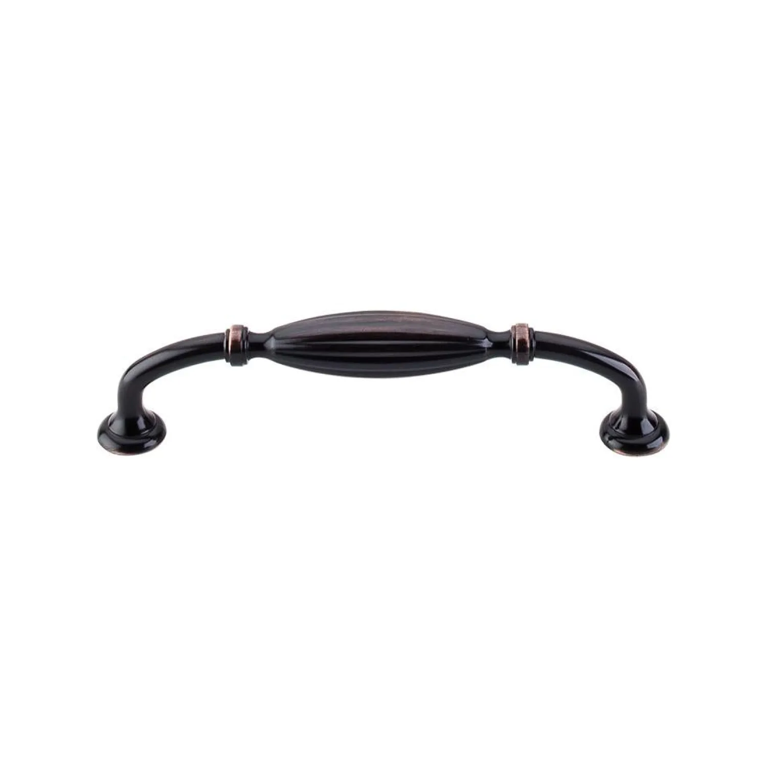 5.75" Tuscany D-Pull Top Knobs|Brushed Nickel Hardware