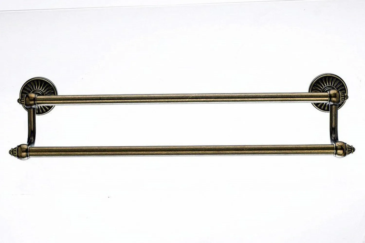 New Topknobs TUSC7GBZ 18" Double Towel Bar in German Bronze Top Knobs|Towel Bars