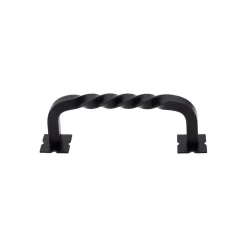 Hot Twist D Pull with Backplates Top Knobs|Pulls