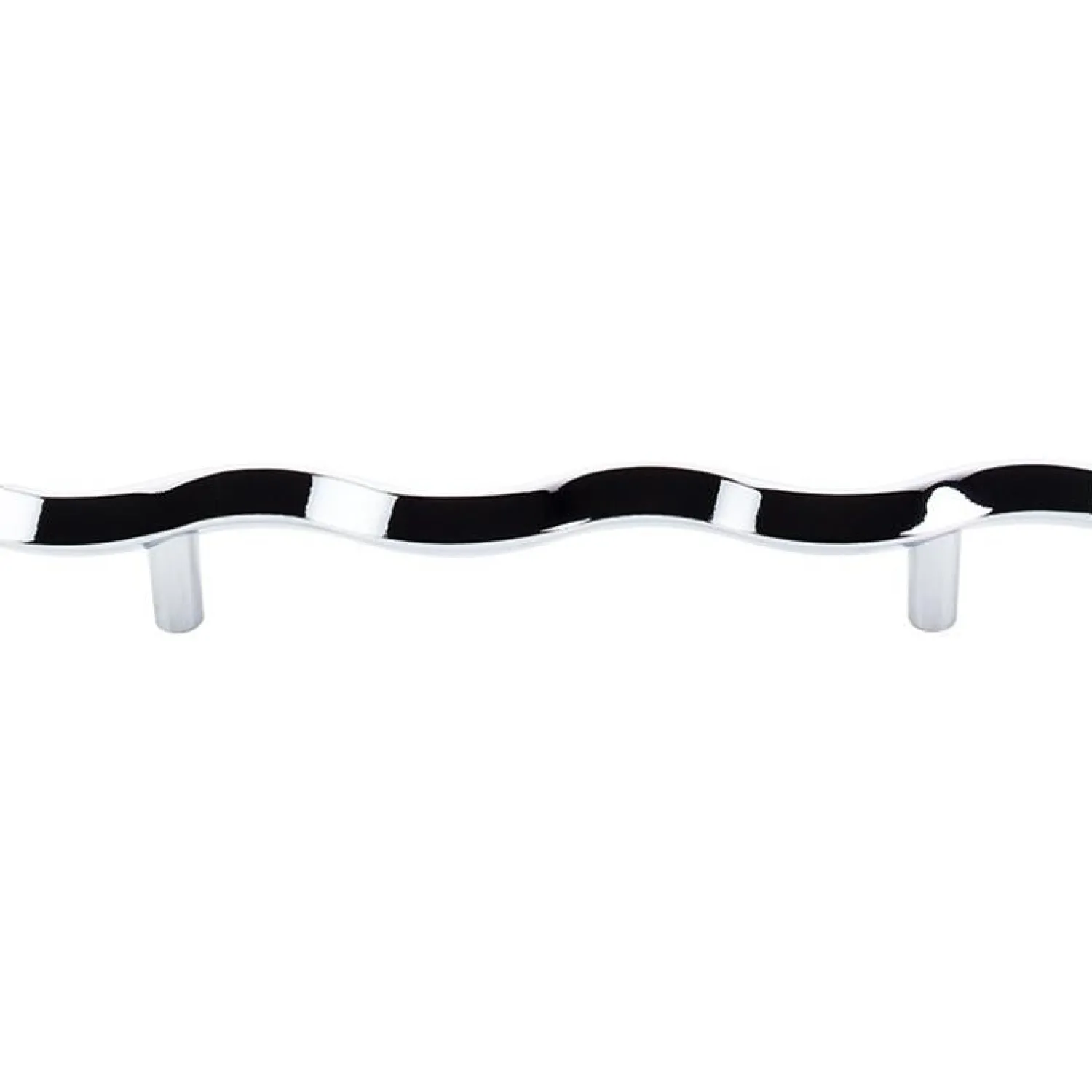 Clearance Wave Pull Top Knobs|Brushed Nickel Hardware