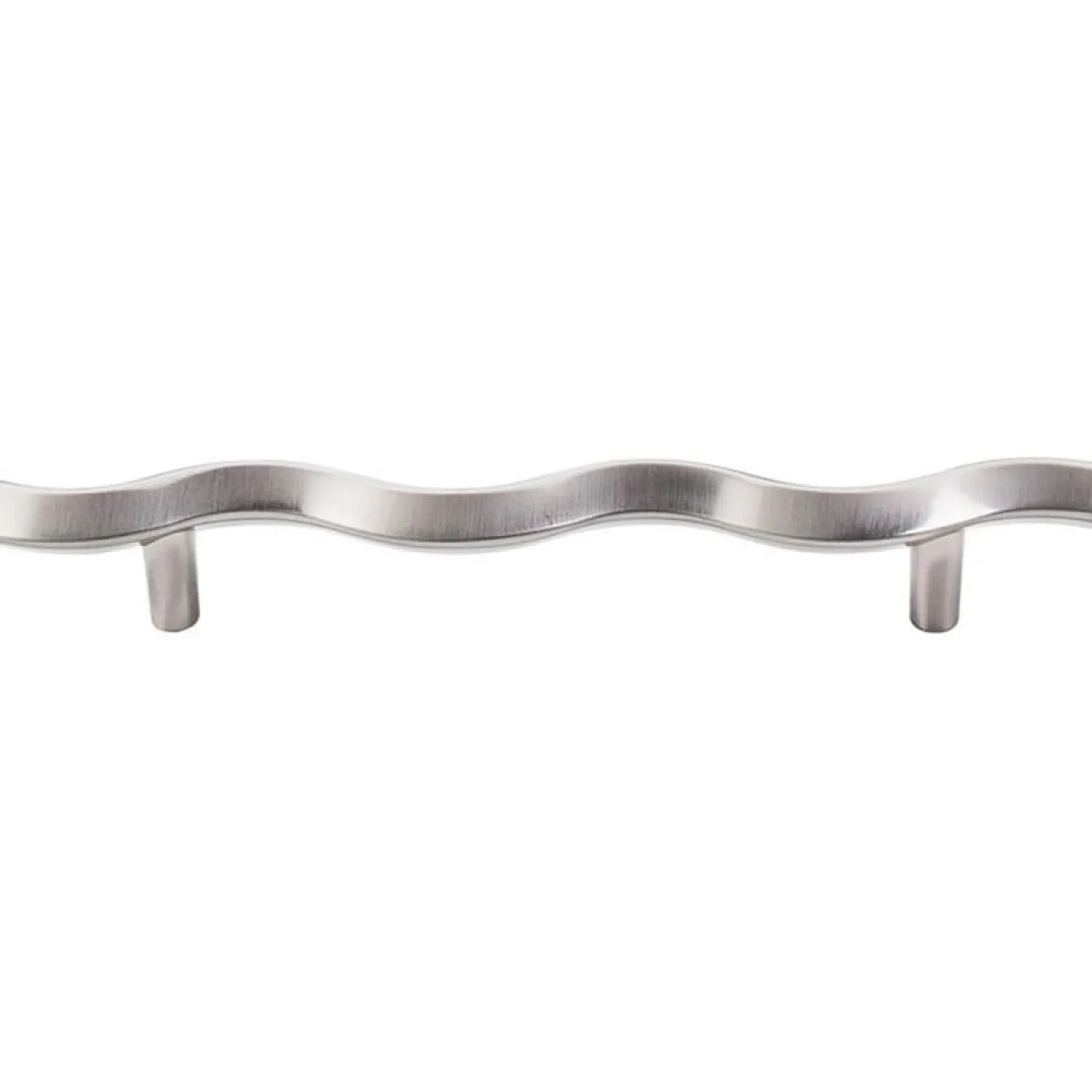 Clearance Wave Pull Top Knobs|Brushed Nickel Hardware