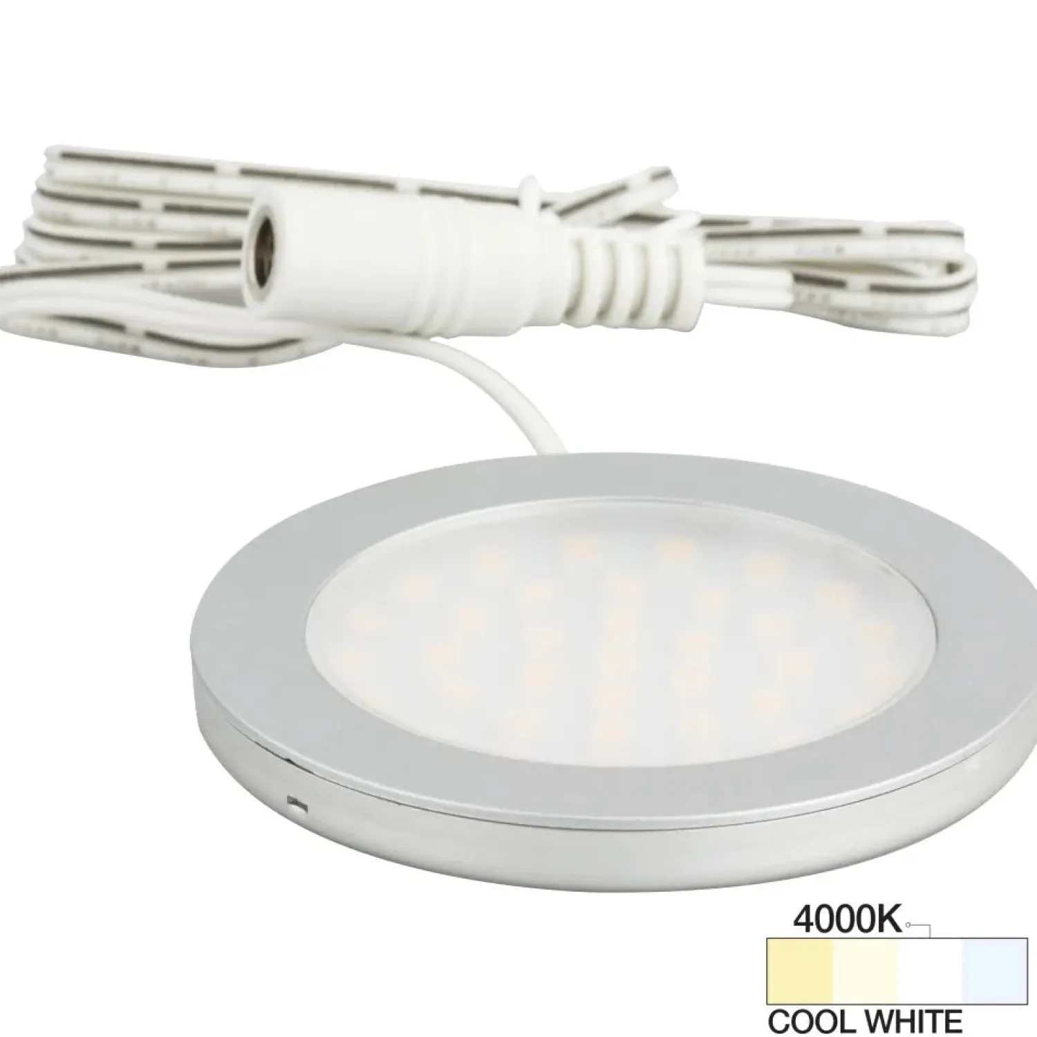 Hot Ultra-Thin LED Puck Light for Cabinetry and Workspaces Tape Lighting|Cabinet Lighting