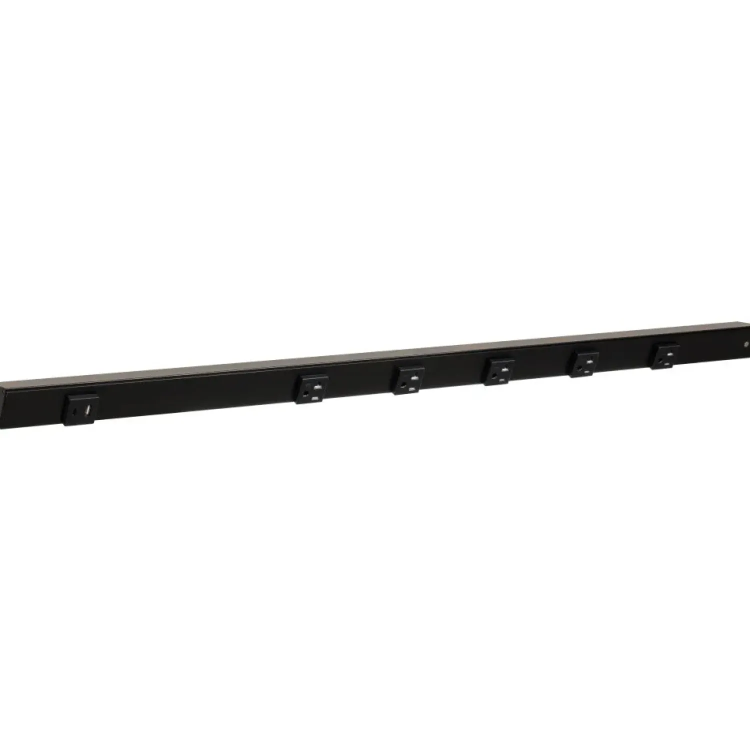 Outlet Under Cabinet Power Strip with USB Port & Outlets | Black Finish Power Strips
