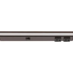 Under Cabinet Power Strip with High-Output LED Light in Bronze Power Strips|Cabinet Lighting
