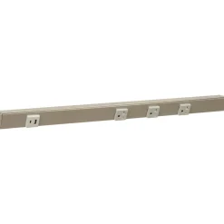 New Under Cabinet Power Strip with USB Port & Outlets | Satin Nickel Finish Power Strips
