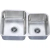 Outlet 32" Undermount Double Bowl 60/40 16 Gauge Stainless Steel Kitchen Sink Stainless Steel Sinks|Double Bowl Sinks