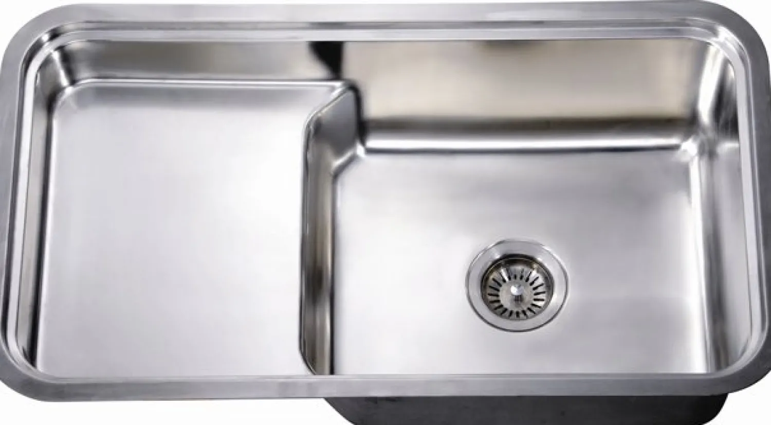 Discount 33" Undermount 18 Gauge Single Bowl Stainless Steel Kitchen Sink Stainless Steel Sinks|Undermount Sinks