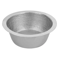 New 14" Undermount Round Terra Firma Thick Nickel Plated Prep Sink Sinks For Tight Spaces|Bar / Prep Sinks