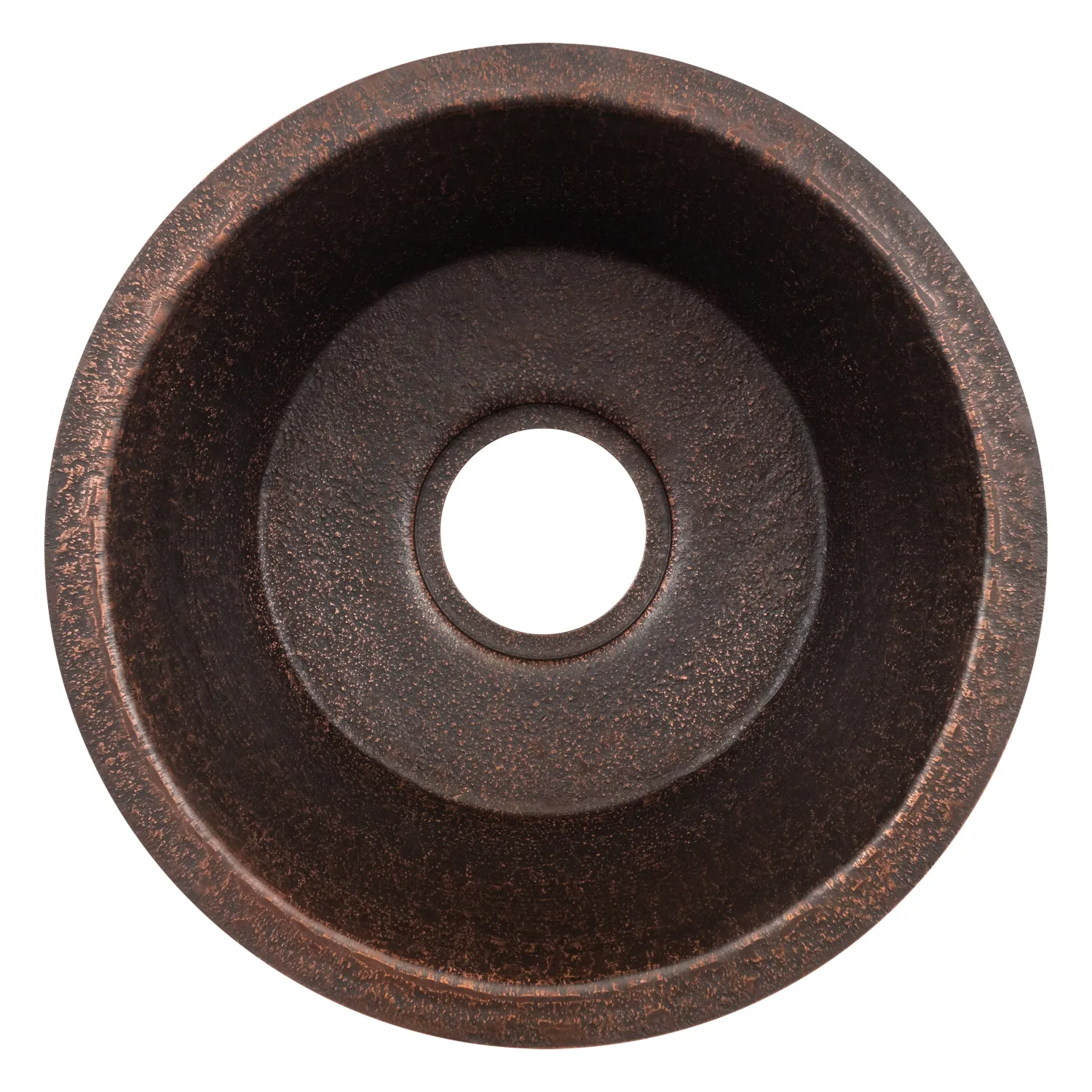 Discount 16" Undermount Round Terra Firma Thick Copper Prep Sink Sinks For Tight Spaces|Bar / Prep Sinks