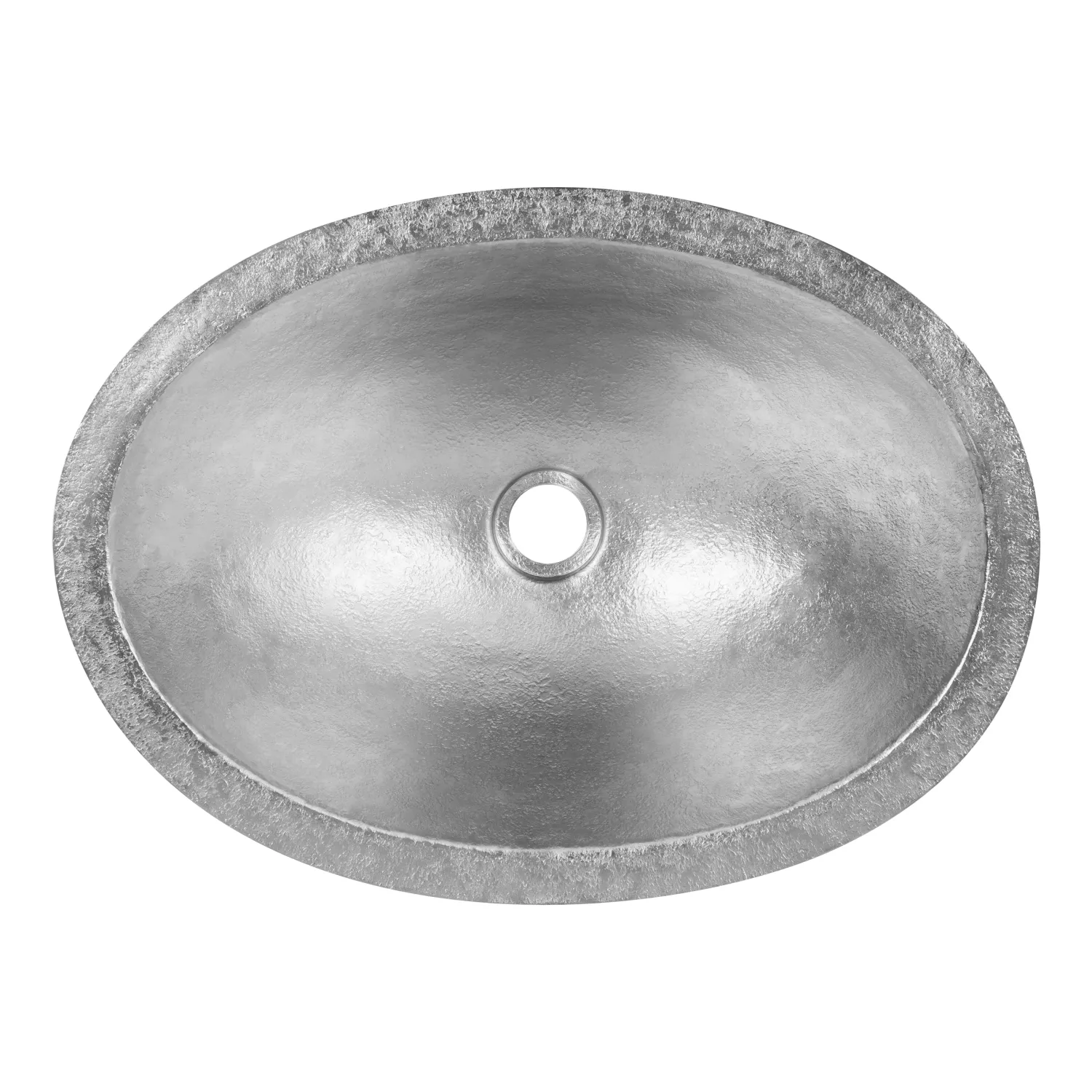 Undermount 19" x 14" Terra Firma 10 Gauge Thick Nickel Plated Bathroom Sink Undermount