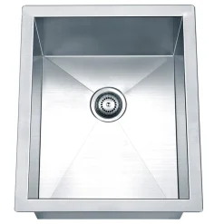 Best 14" Undermount Zero Radius 18 Gauge Stainless Steel Kitchen Sink Bar / Prep Sinks