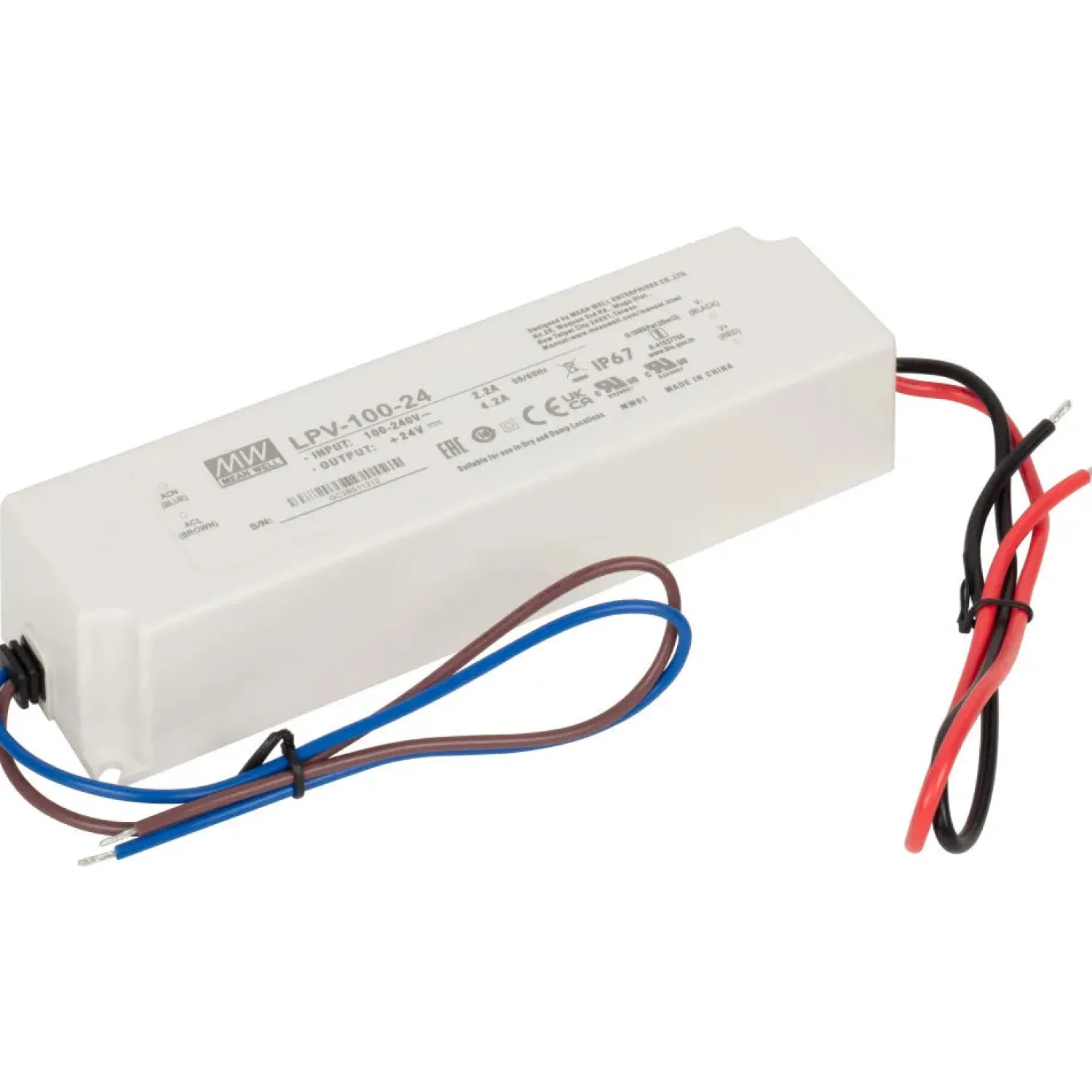 Hot 24V Hardwired IP67 Waterproof Power Supply Power Strips|Cabinet Lighting