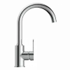 Sale Curved Bar Faucet in Chrome Single Hole