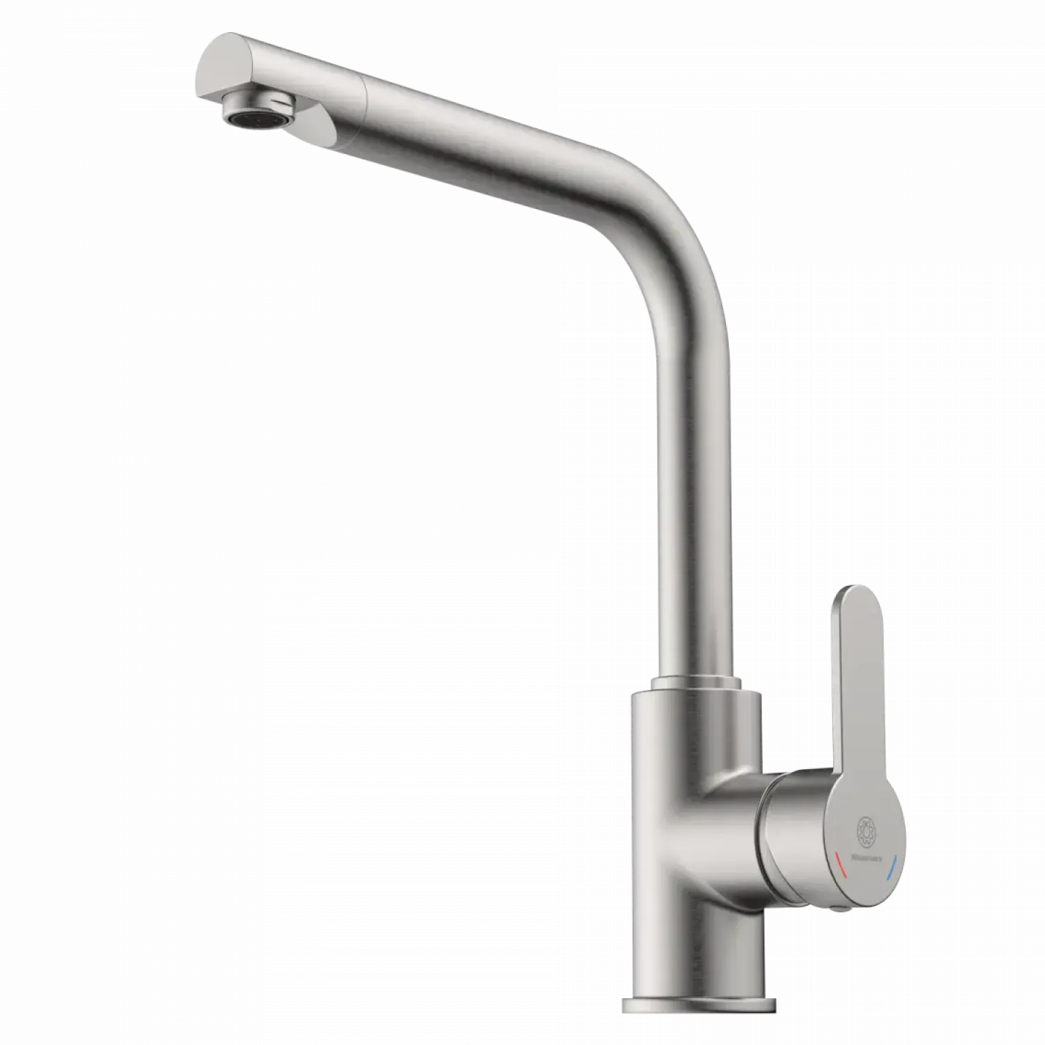 New Felis Single Hole Straight Kitchen Faucet in Brushed Nickel Single Hole