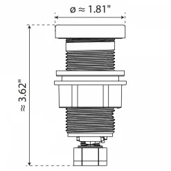 Clearance Garbage Disposal Air Switch in Stainless Garbage Disposals & Parts