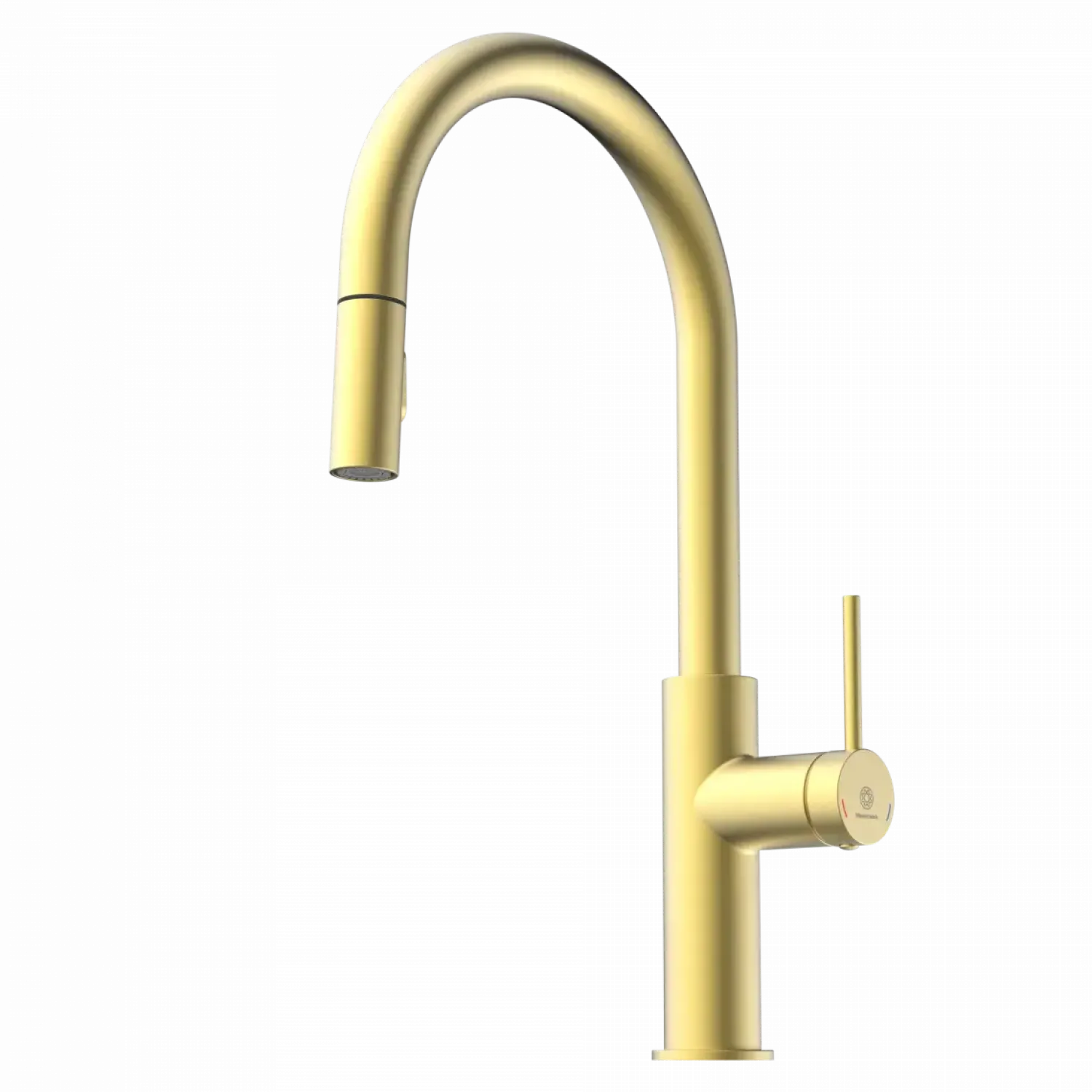 Sale Kitchen Faucet with Arch Pull-Down Spout in Brushed Gold Single Hole