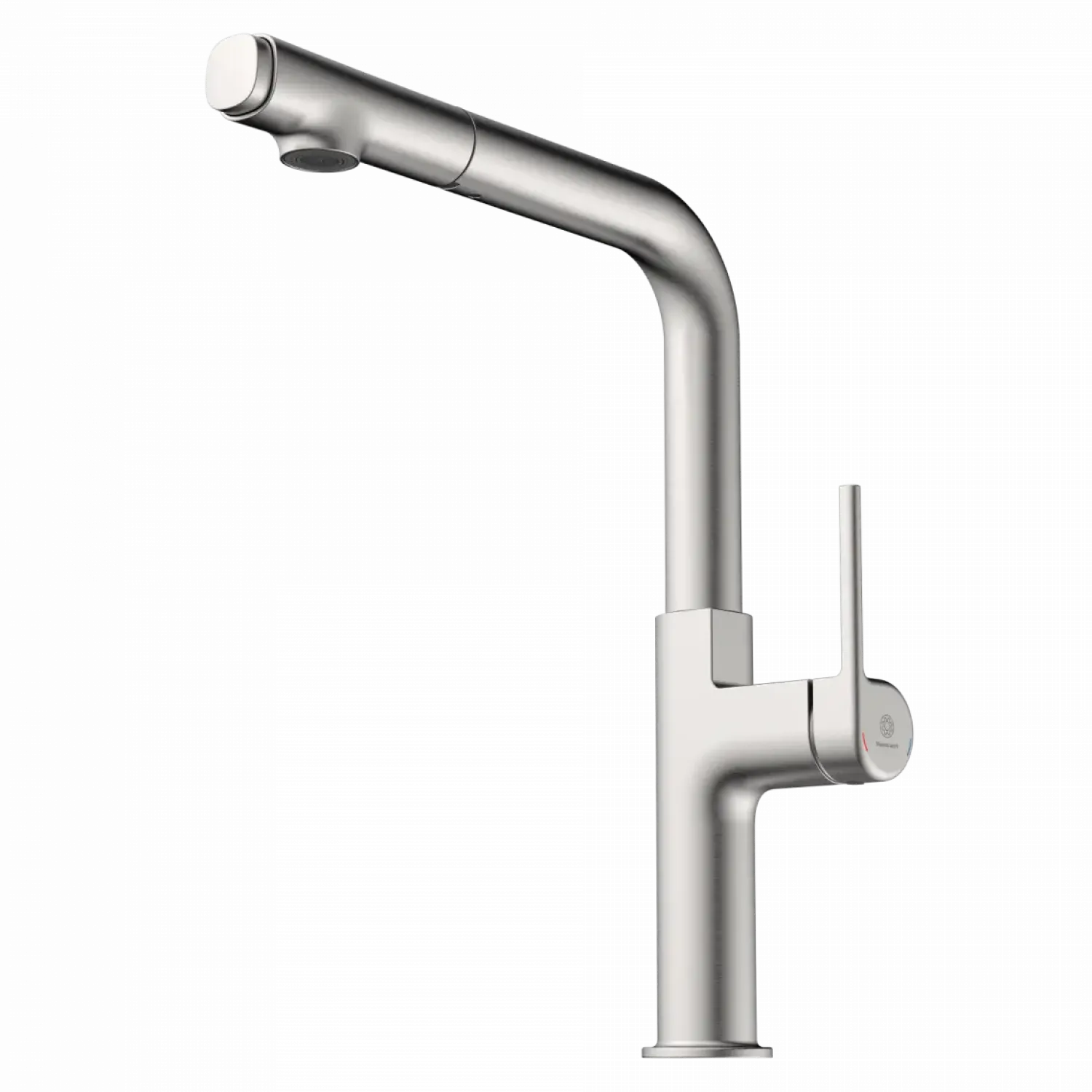 Sale Kitchen Faucet with Straight Pull-Out Spout in Brushed Nickel Single Hole