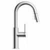 Hot Pull-Down Kitchen Prep Faucet in Chrome Single Hole|Bar Faucets