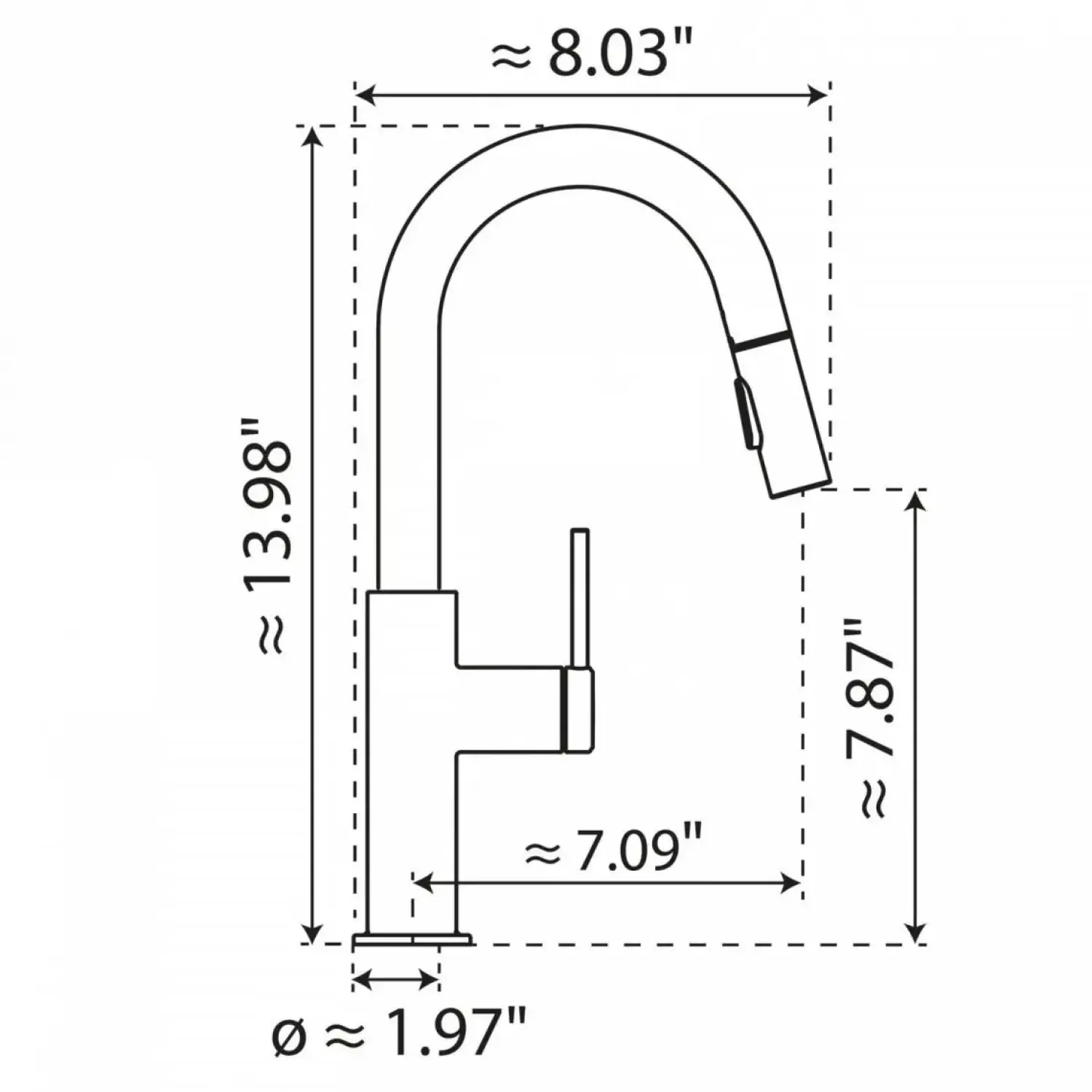 Clearance Pull-Down Kitchen Prep Faucet in Matte Graphite Single Hole|Bar Faucets