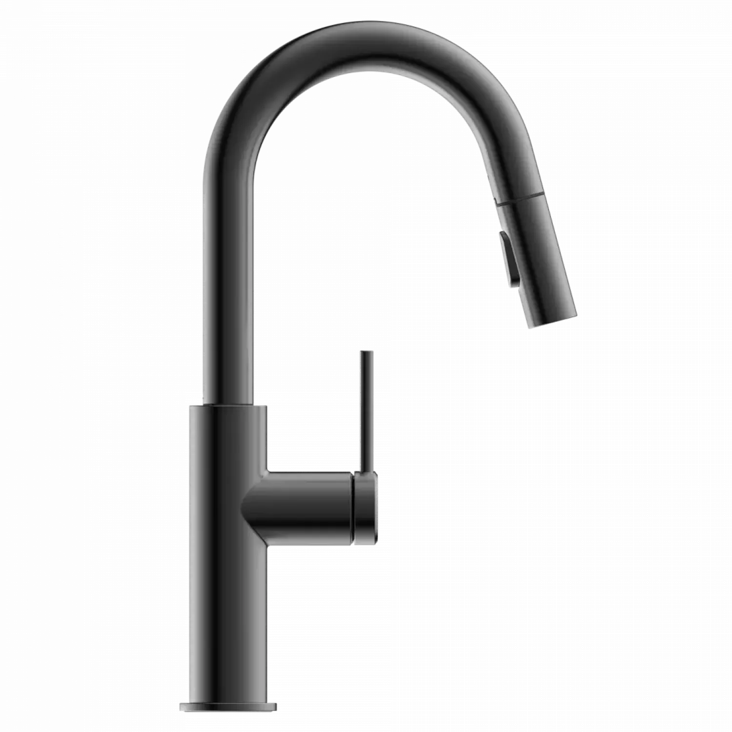 Clearance Pull-Down Kitchen Prep Faucet in Matte Graphite Single Hole|Bar Faucets