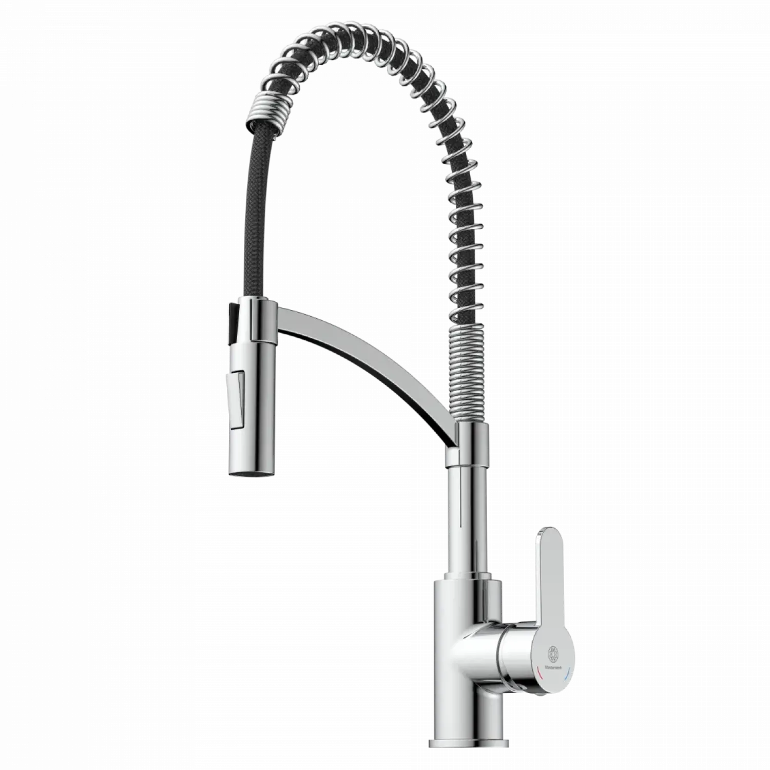 Discount Single Hole Pull Down Kitchen Faucet in Chrome Single Hole