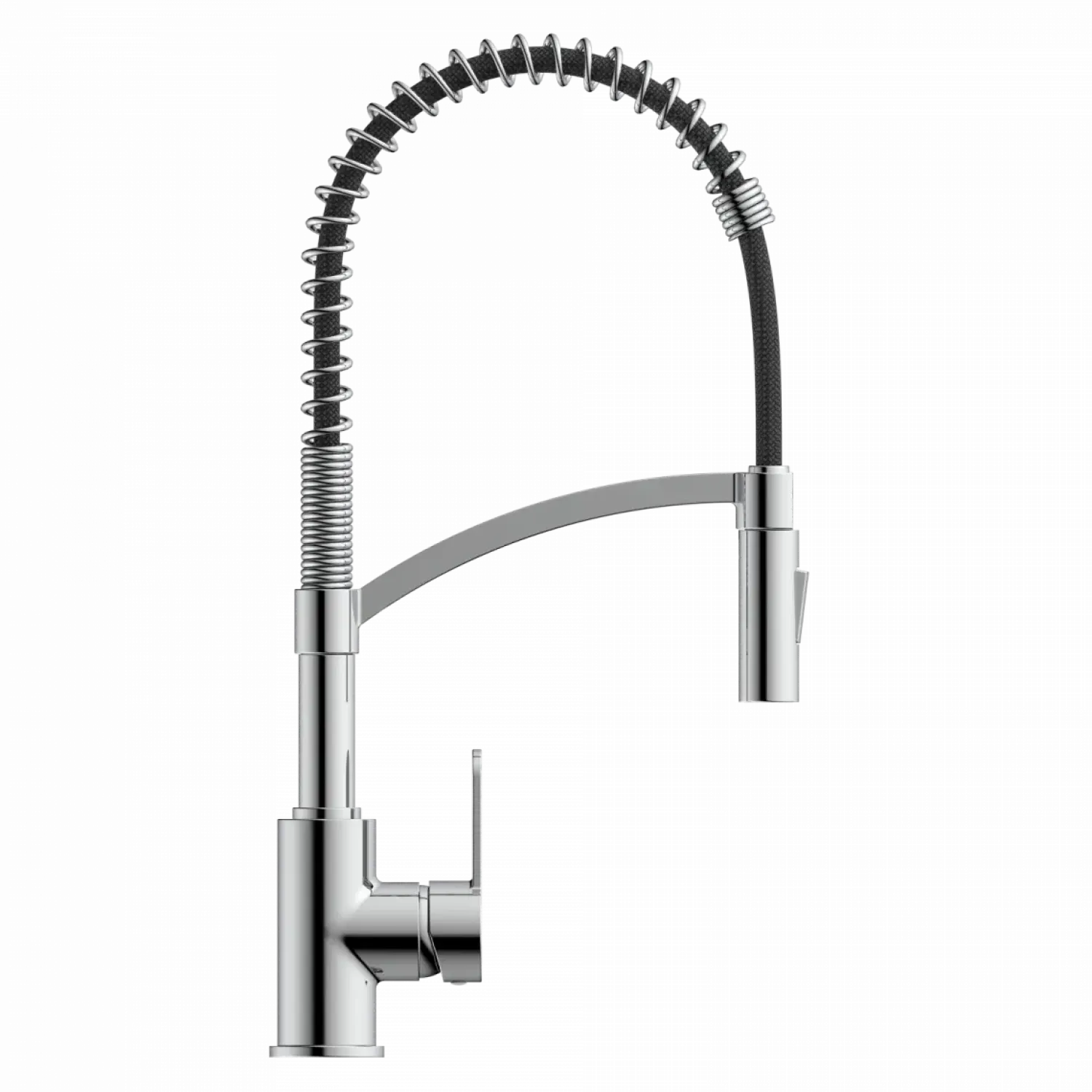 Discount Single Hole Pull Down Kitchen Faucet in Chrome Single Hole