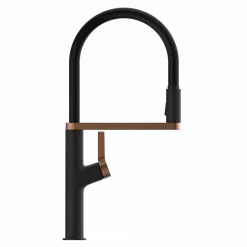 Best Single Hole Pull Down Kitchen Faucet | Matte Black & Rose Gold Single Hole