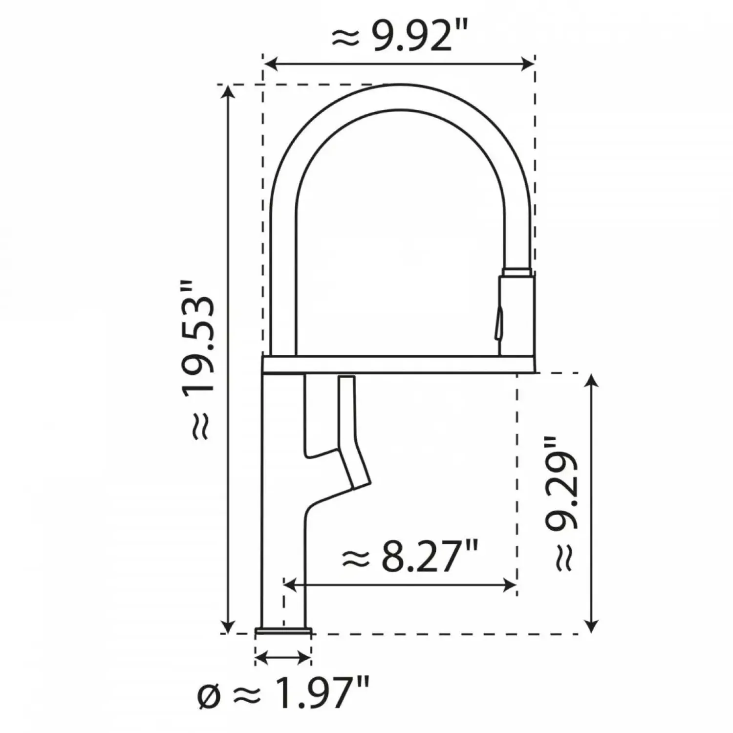Best Single Hole Pull Down Kitchen Faucet | Matte Black & Rose Gold Single Hole