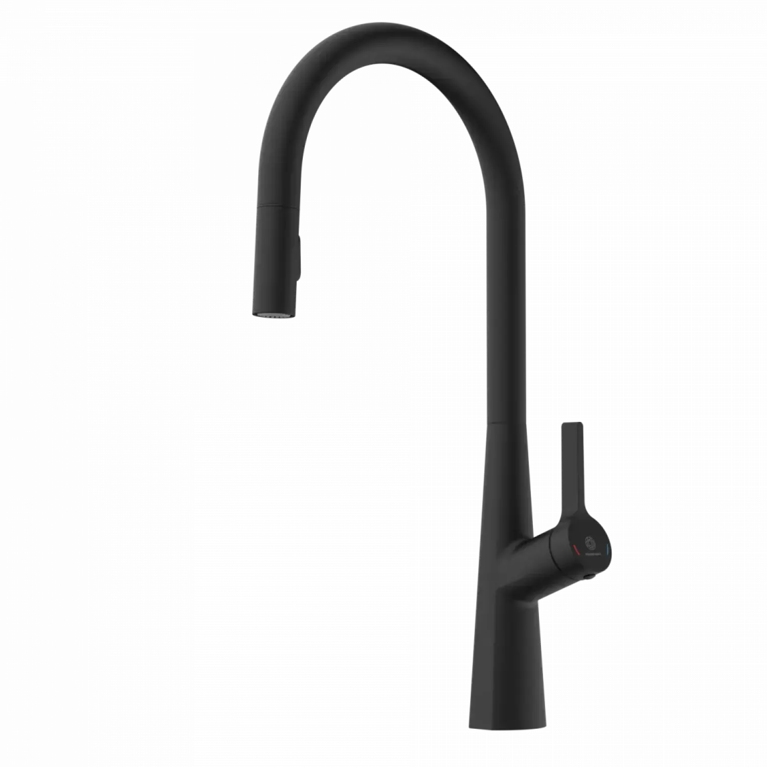 New Single Hole Pull Down Kitchen Faucet in Matte Black Single Hole