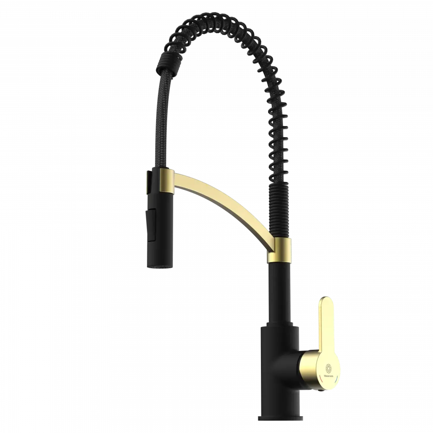 Best Single Hole Pull Down Kitchen Faucet | Matte Black & Brushed Gold Single Hole