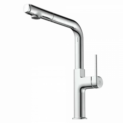 Best Single Hole Straight Spout Kitchen Faucet in Chrome Single Hole