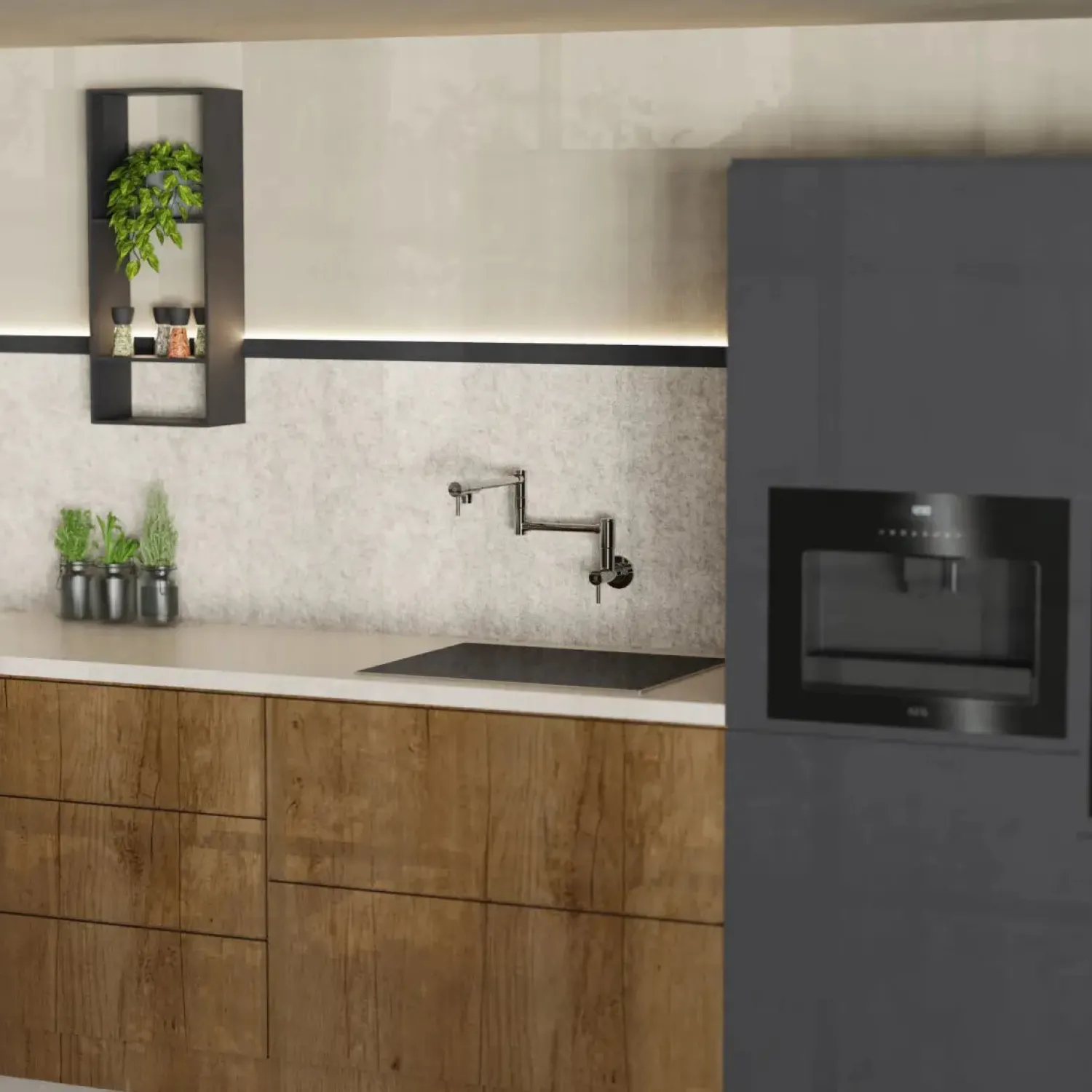 Clearance Wall Mounted Pot Filler | Chrome Single Hole