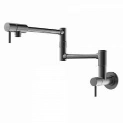 Hot Wall Mounted Pot Filler | Matte Graphite Single Hole
