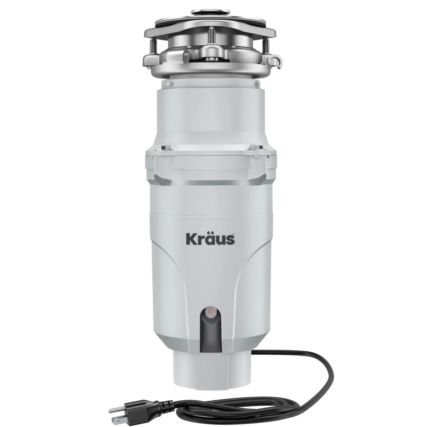 Discount WasteGuard 1/3 HP Continuous Feed Garbage Disposal with Ultra-Quiet Motor Garbage Disposals & Parts