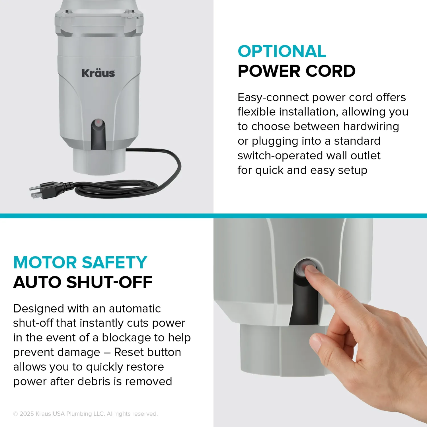 Discount WasteGuard 1/3 HP Continuous Feed Garbage Disposal with Ultra-Quiet Motor Garbage Disposals & Parts