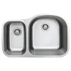 Sale 32" 16-Gauge Double Bowl Undermount Stainless Steel Kitchen Sink Stainless Steel Sinks|Double Bowl Sinks