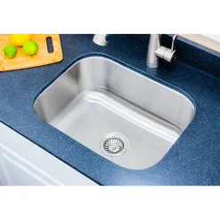 New 23" 18-Gauge Undermount Single Bowl Stainless Steel Kitchen Sink Stainless Steel Sinks|Single Bowl Sinks