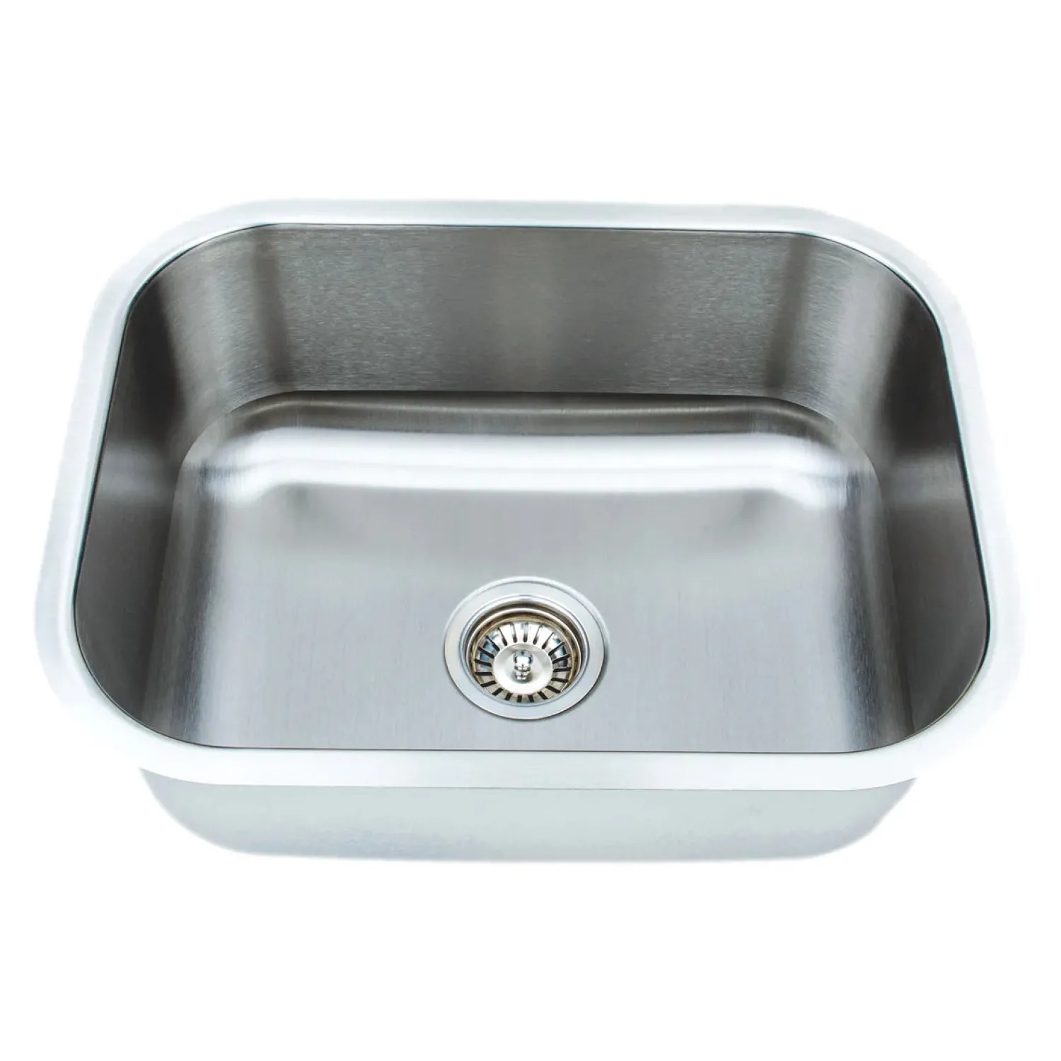 New 23" 18-Gauge Undermount Single Bowl Stainless Steel Kitchen Sink Stainless Steel Sinks|Single Bowl Sinks