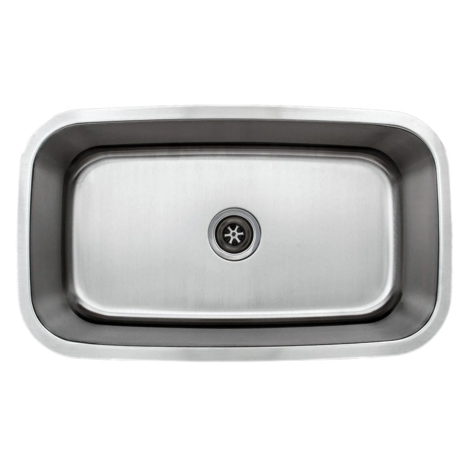 Sale 32" 16-Gauge Undermount Single Bowl Stainless Steel Kitchen Sink Only Stainless Steel Sinks|Single Bowl Sinks